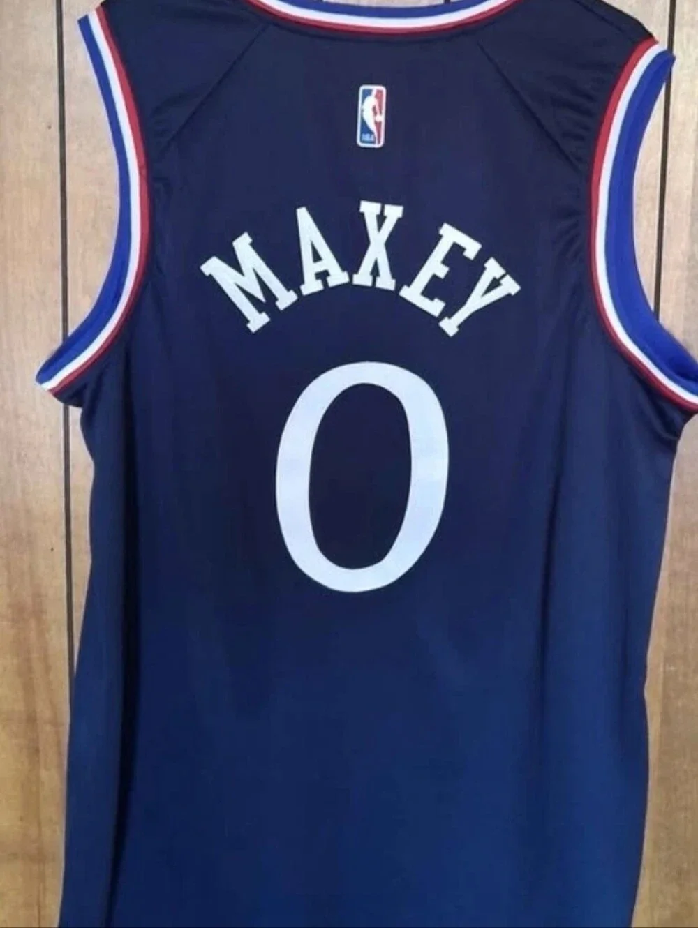 Mystery Sports Card With Tyrese Maxey Philadelphia 76ers Xxl Jersey